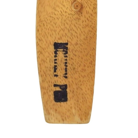 Vintage Monkey Pod Pineapple Wooden Bowl Salad Set 7 Pieces Tiki Beach - Picture 10 of 11